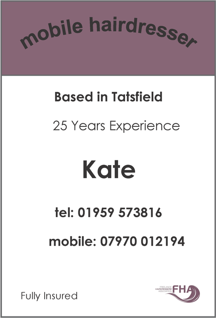 kate mobile hairdresser
